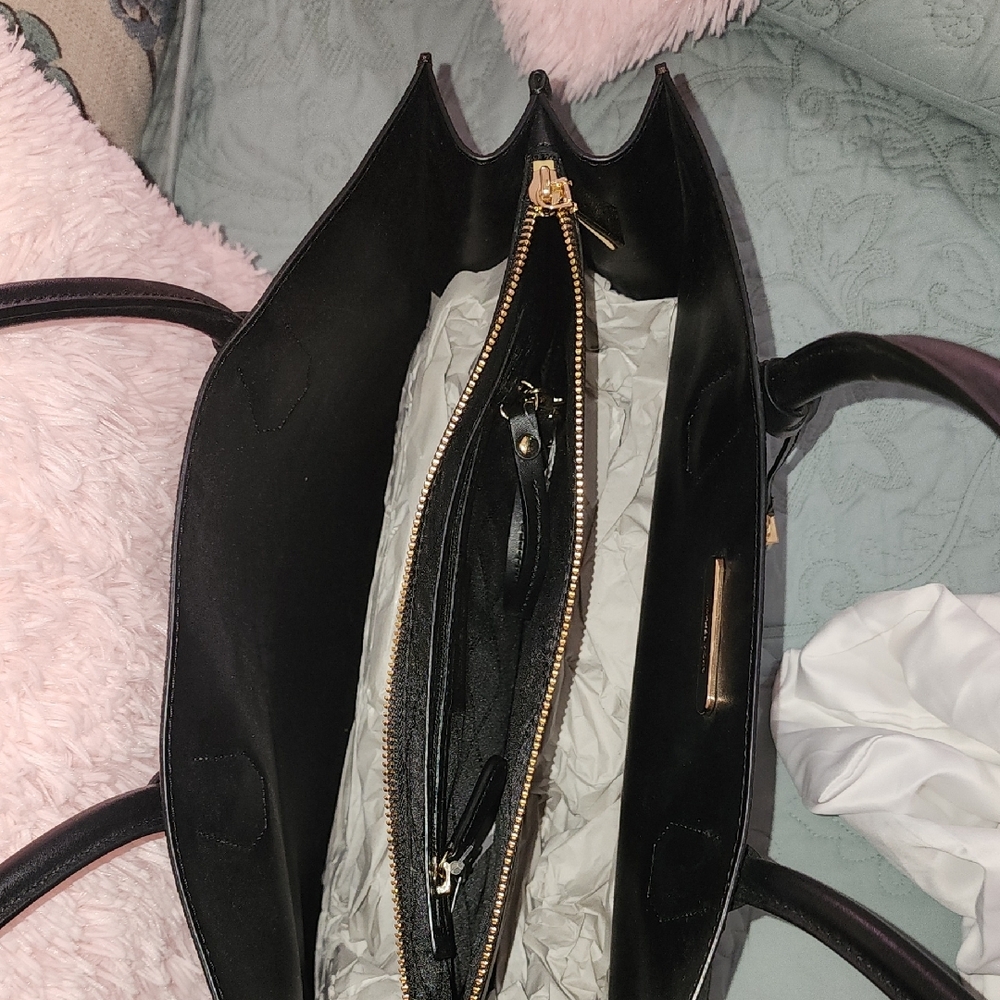 MICHAEL KORS Iconic logo Brown and Black Tote - Picture 5 of 9